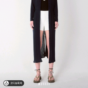타임 리브드 롱 니트 가디건 랑방 마인 더캐시미어