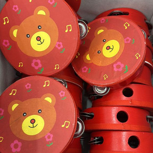 오르프 곰돌이 탬버린 20개
