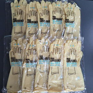 라텍스 고무장갑 S 10켤레 이미지