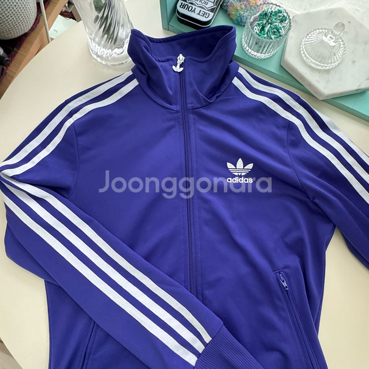 아디다스 삼선 트랙탑 져지 퍼플 85--6