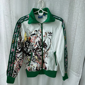 아디다스 x화이트TOPSHOP 그린 트랙 탑 파이어버드