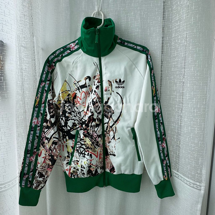 아디다스 x화이트TOPSHOP 그린 트랙 탑 파이어버드--1