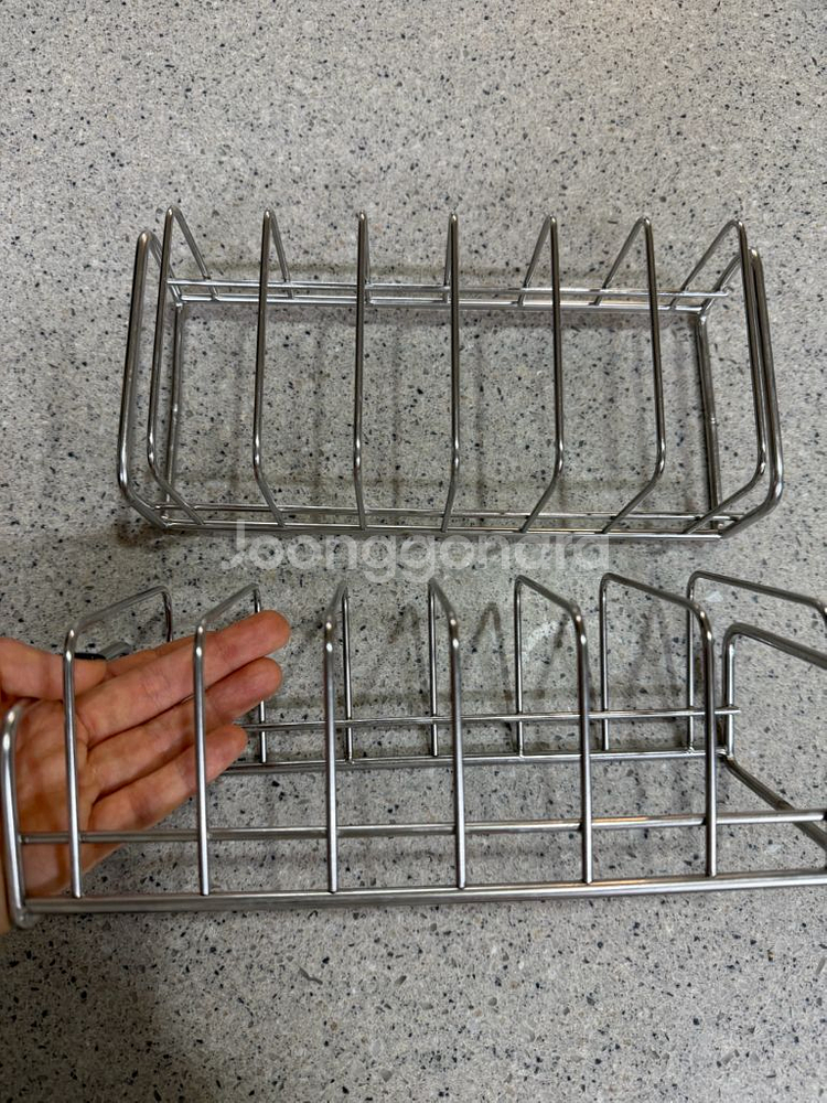 자주 스텐 그릇정리대--1