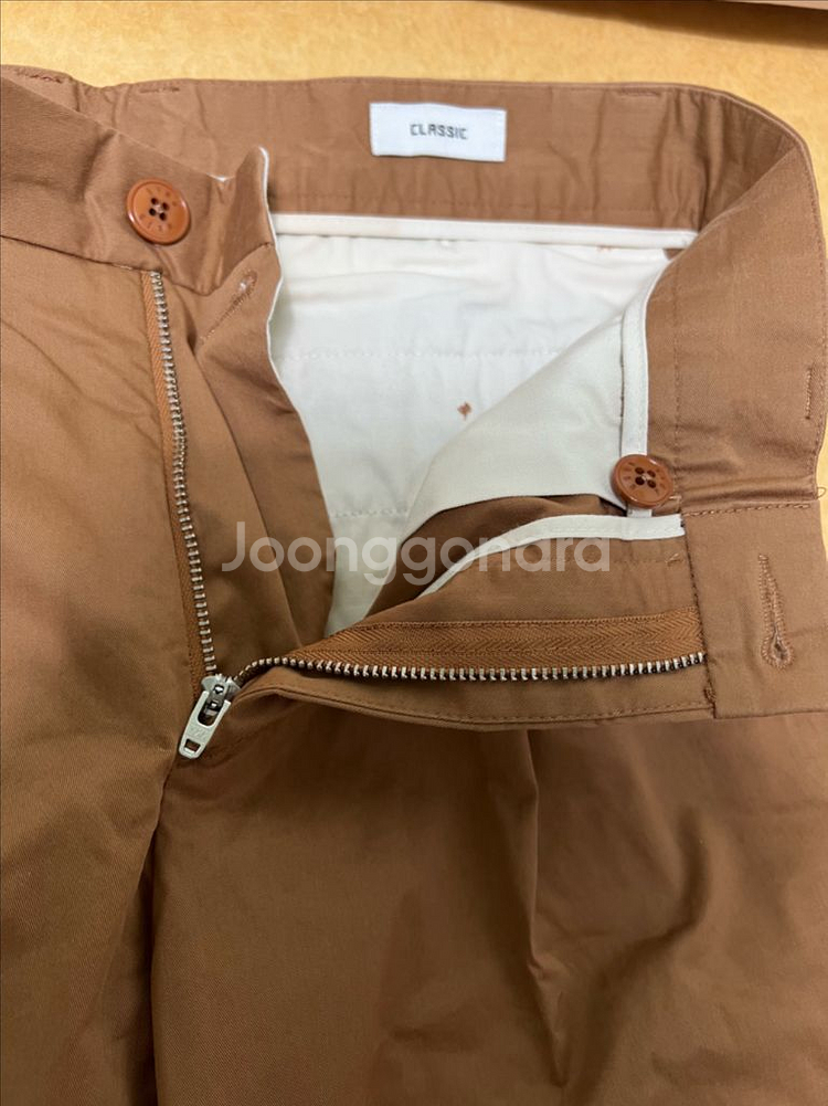 빈폴 브릭 솔리드 치노 팬츠 클래식(29) 앤틱골드--1