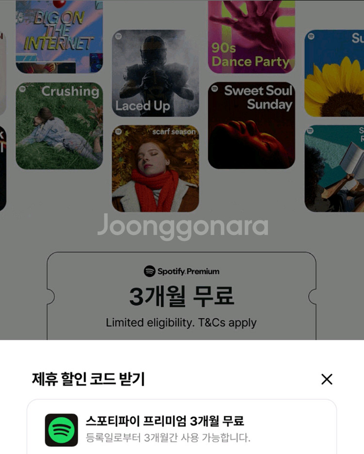 리디셀렉트 1개월 스포티파이 3개월--1