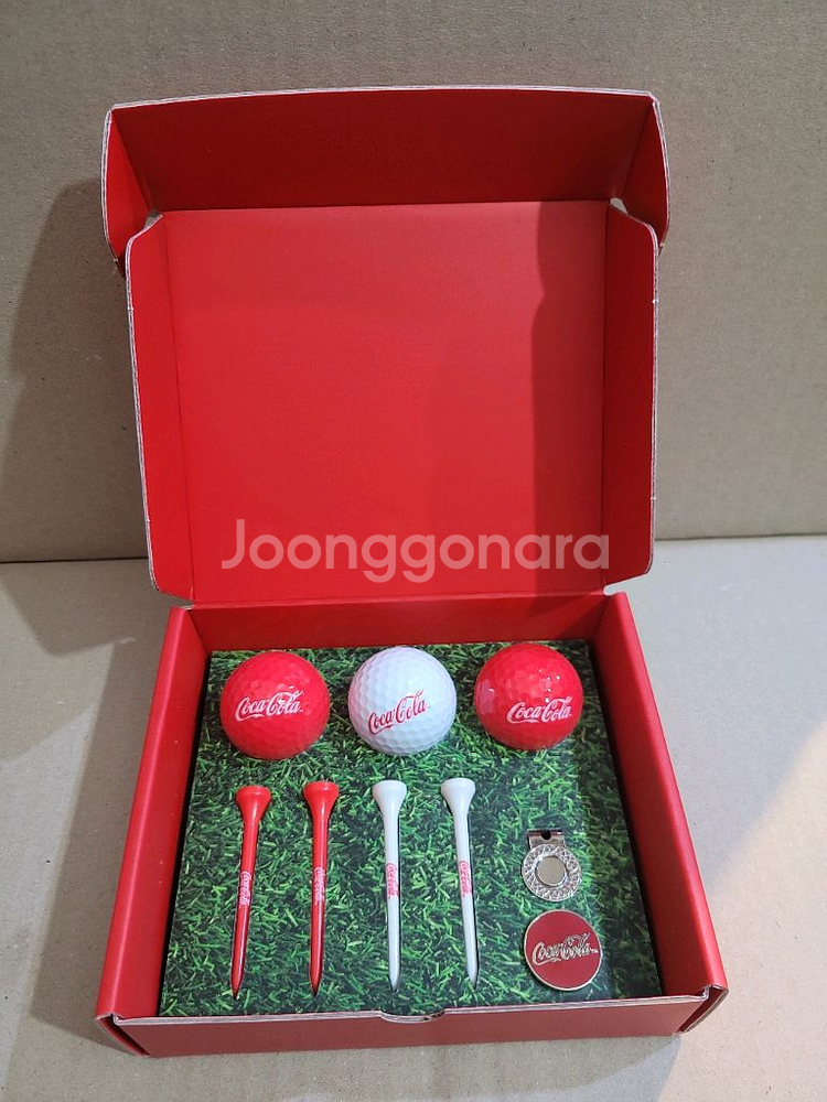 코카콜라 골프공 세트--1