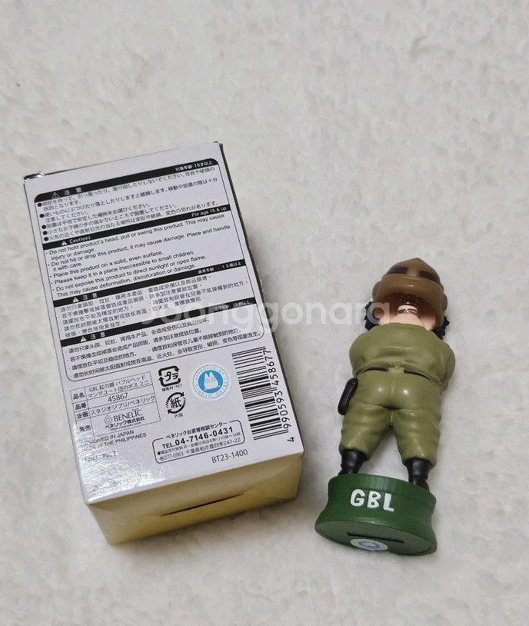 지브리 GBL 붉은돼지 버블헤드 피규어--1