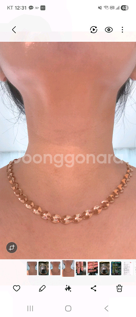 14k 목걸이--3