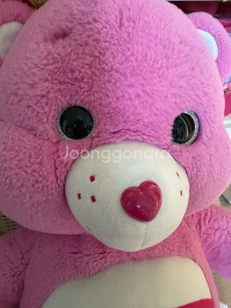 [빈티지 고전] 케어베어 핑크 대형 봉제인형 소장품--1