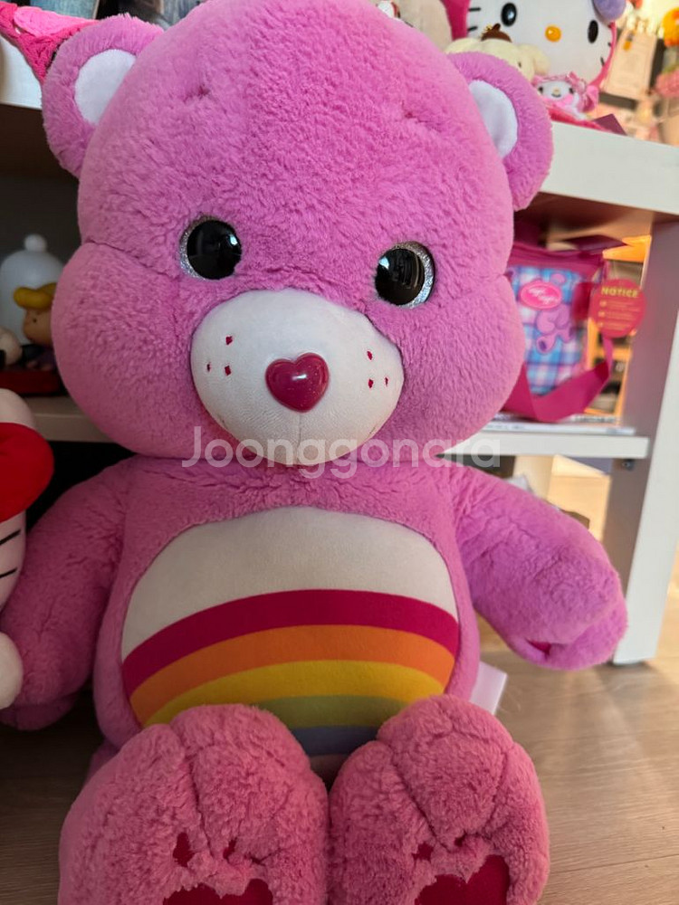 [빈티지 고전] 케어베어 핑크 대형 봉제인형 소장품--6