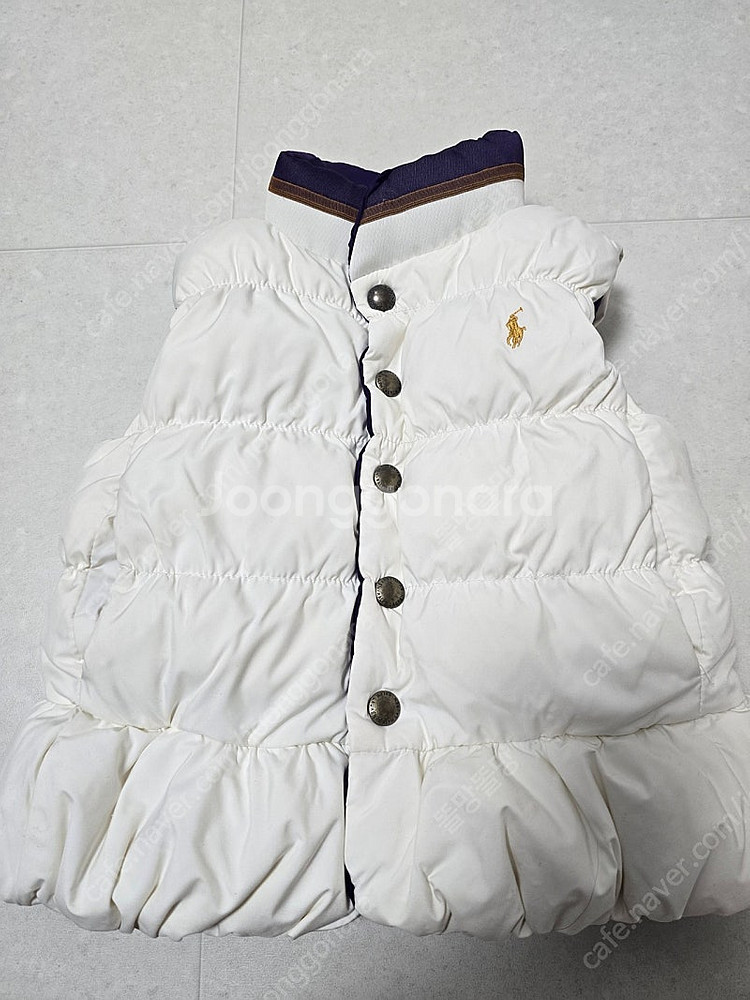 폴로 양면 패딩조끼 2Y--0