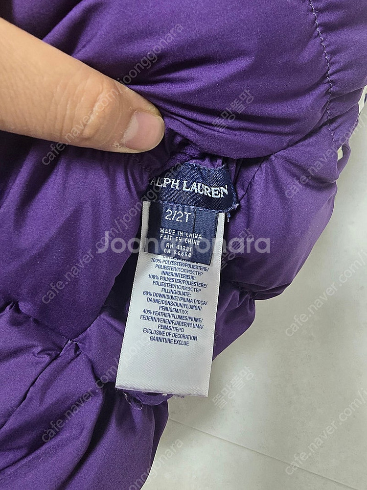 폴로 양면 패딩조끼 2Y--2