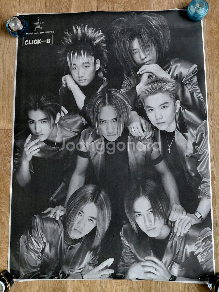 2001년 틴스타 신화 클릭비 포스터 108cm78cm--1