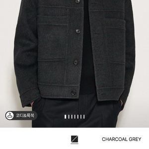 타임옴므 캐시미어 블렌드 포켓 코트(105)