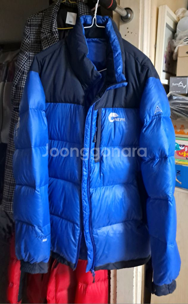 마지막할인!!네파 패딩 블루 M- 95--0