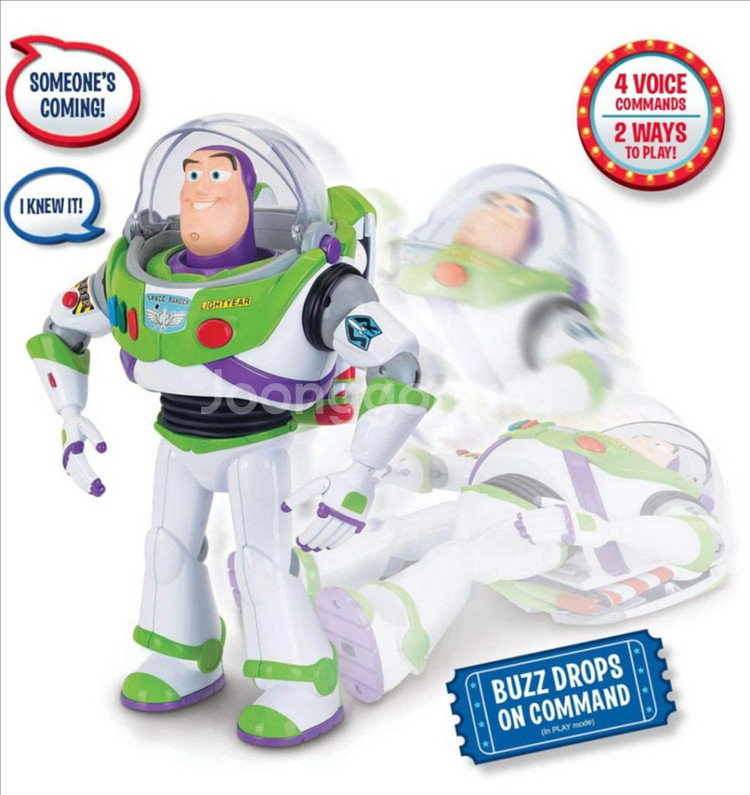 토이스토리 우디&버즈 드롭 다운 액션 피규어 인터랙티브--4