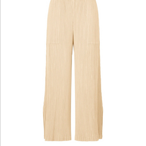 이세이미야케 해칭 팬츠 문화이트 2 사이즈 새상품급