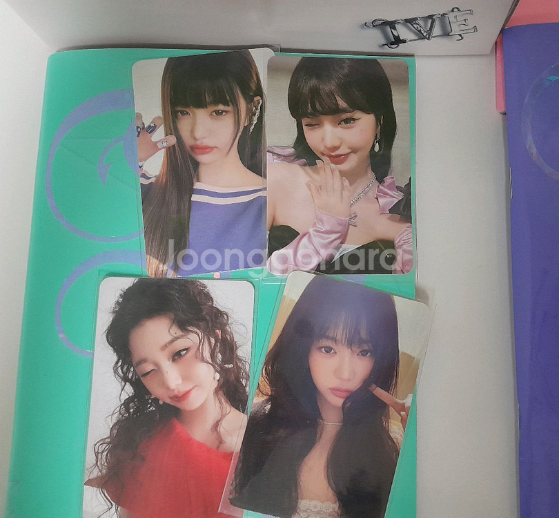 아이브 시크릿 원영 앨범 포카와 개봉앨범4종--1