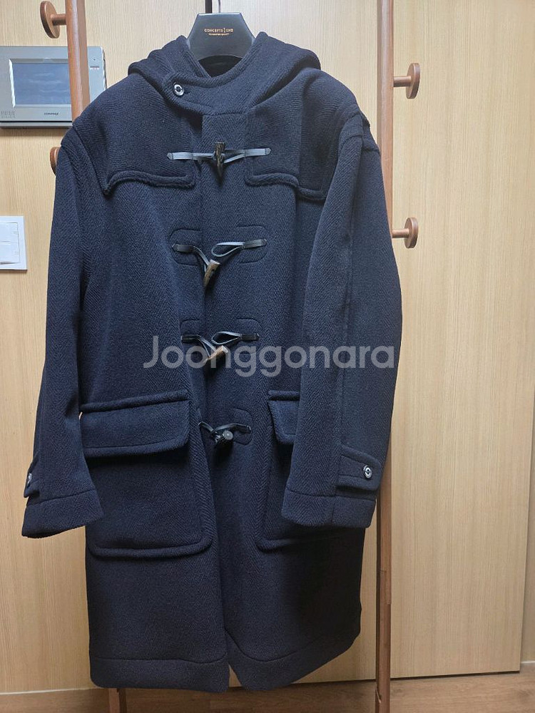 인버티어 더플코트 네이비 38사이즈--4
