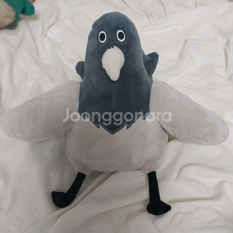 짐승친구들 새대갈 인형 비둘기--0