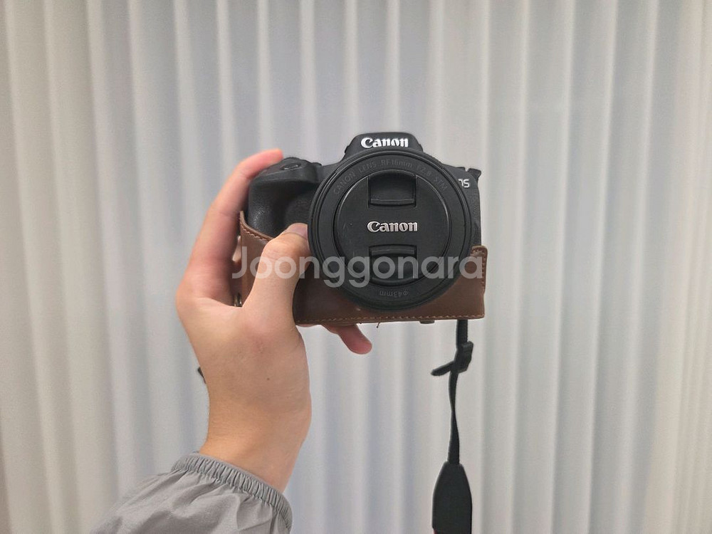 캐논 R50 + RF 16mm + 가죽케이스--0