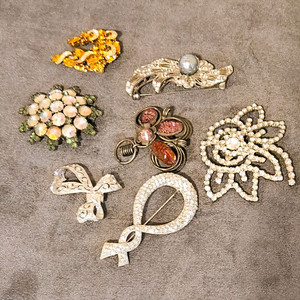 네트로 빈티지 브롯지 모음(7개)