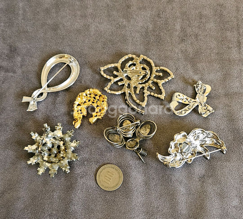 네트로 빈티지 브롯지 모음(7개)--2