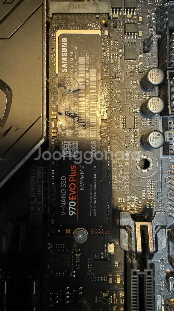 9900k + 막시무스 xi hero , 램 ssd 팜--5