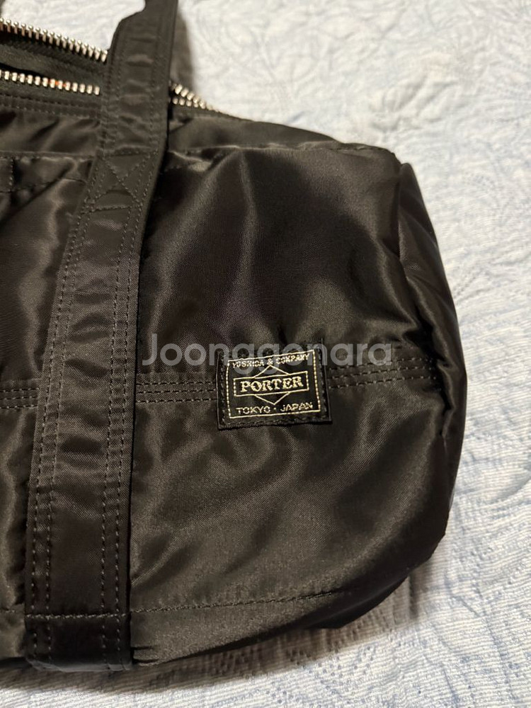 포터 더플백 L 블랙--0