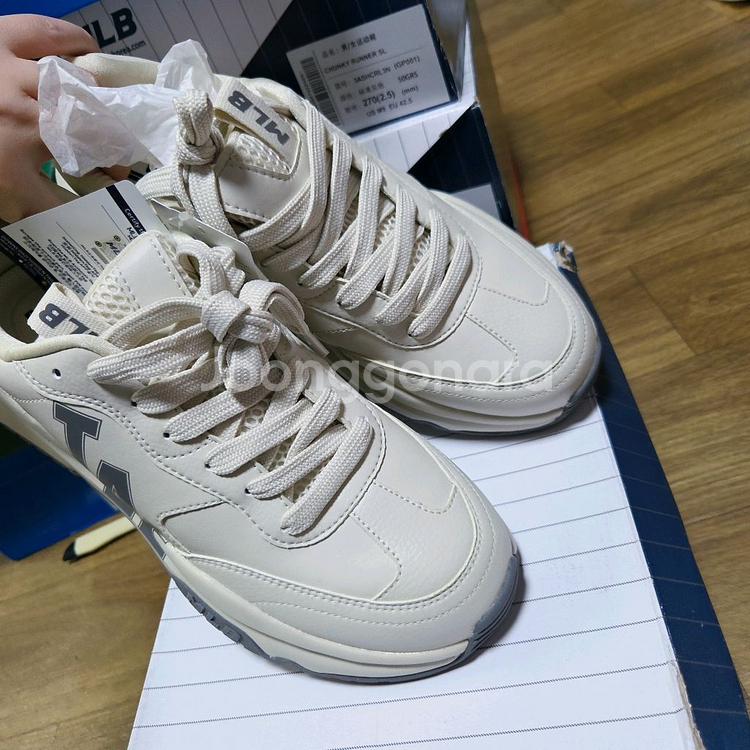 MLB 남녀공용 청키 러너 베이직 운동화 3ASHCRB--3