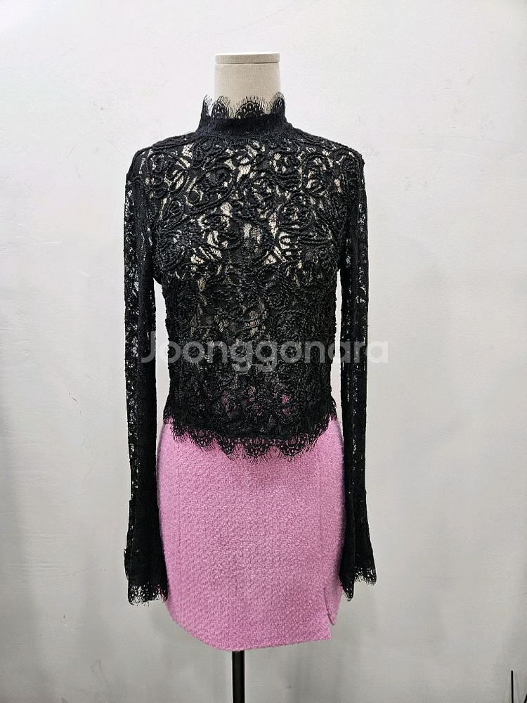 자라 TRF(Trafaluc)고급레이스 블라우스 S--1