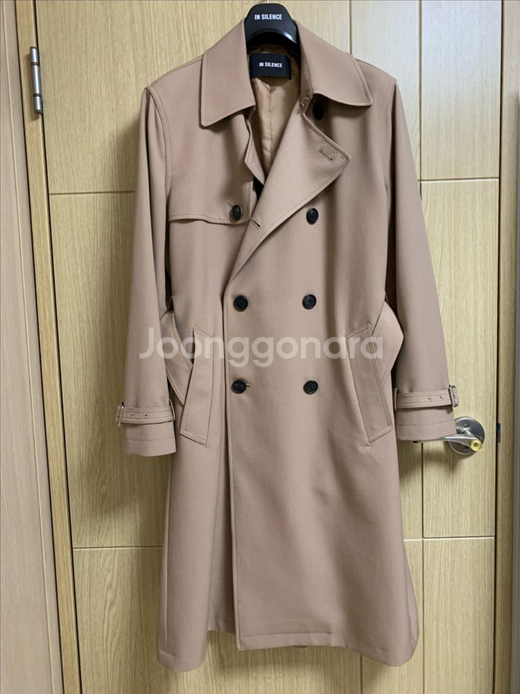 인사일런스 슬로시 울 트렌치 코트--0