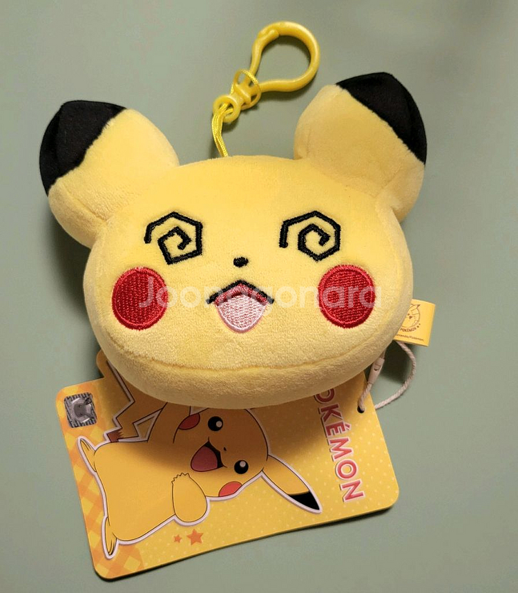 말랑말랑 피카츄 얼굴표정 키링인형 (헤롱)--0