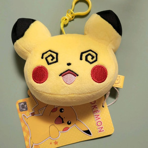 말랑말랑 피카츄 얼굴표정 키링인형 (헤롱)