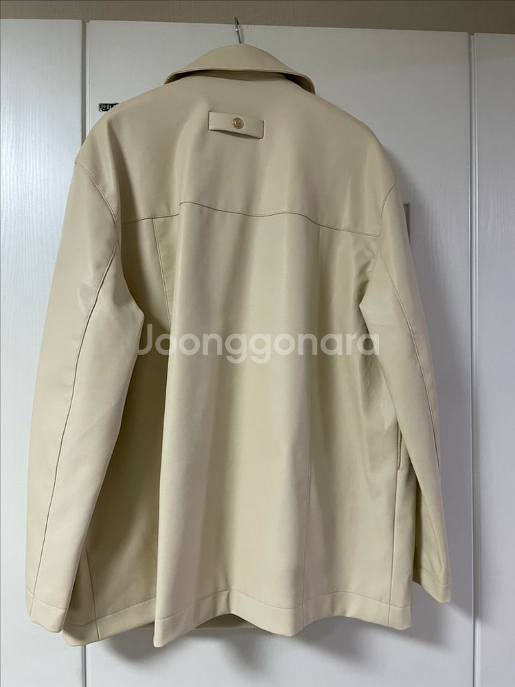 (새상품) 샤드라마 하프 레더 자켓 가죽 하프코트--6