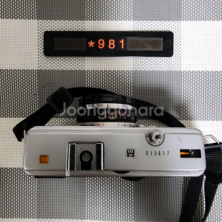 올림푸스 35 EC-2 필름카메라 실버바디--1