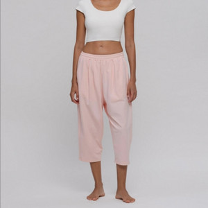 부디무드라 드럼팬츠 파우더핑크 S 새상품
