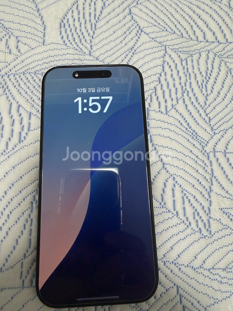 ss급 아이폰16pro 256 블랙티타늄 유심기변용--0