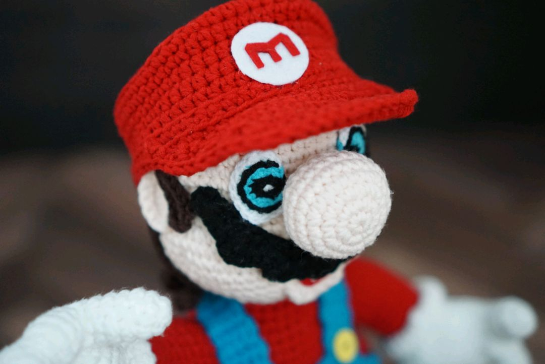 슈퍼마리오 루이지 손뜨개 인형 (계좌거래)--1