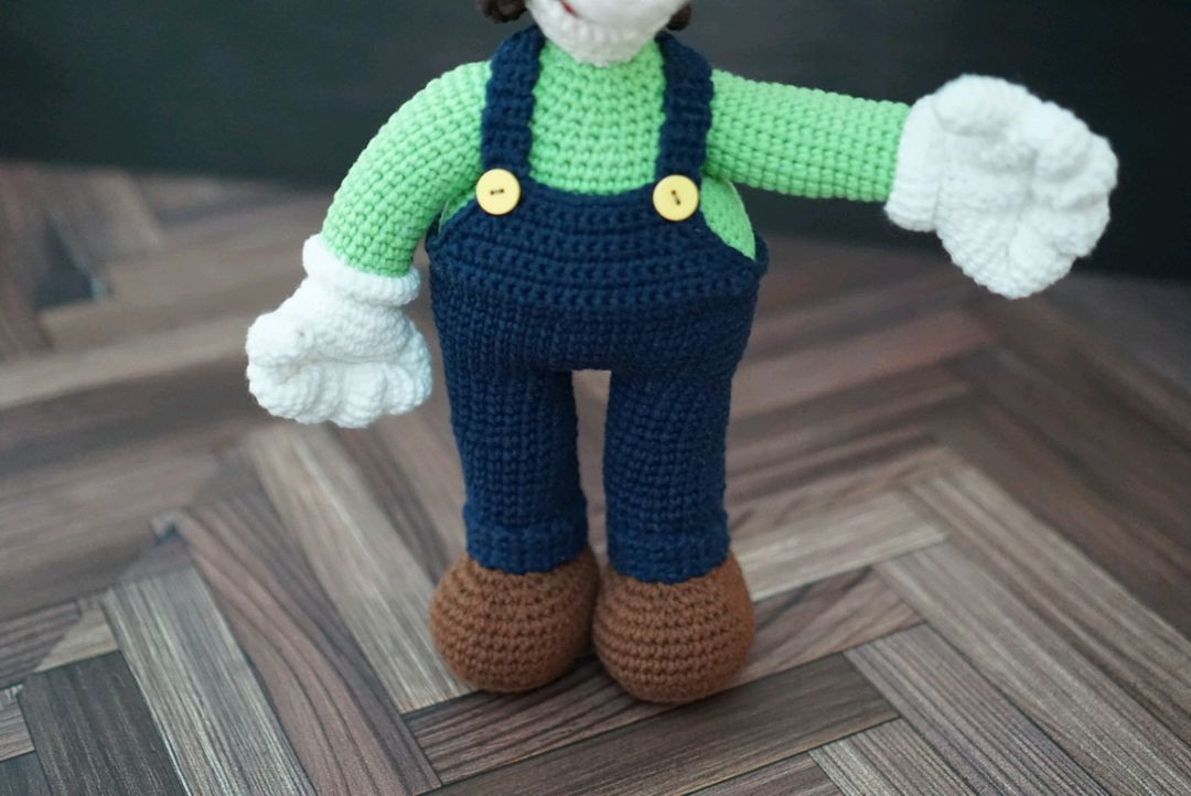 슈퍼마리오 루이지 손뜨개 인형 (계좌거래)--5