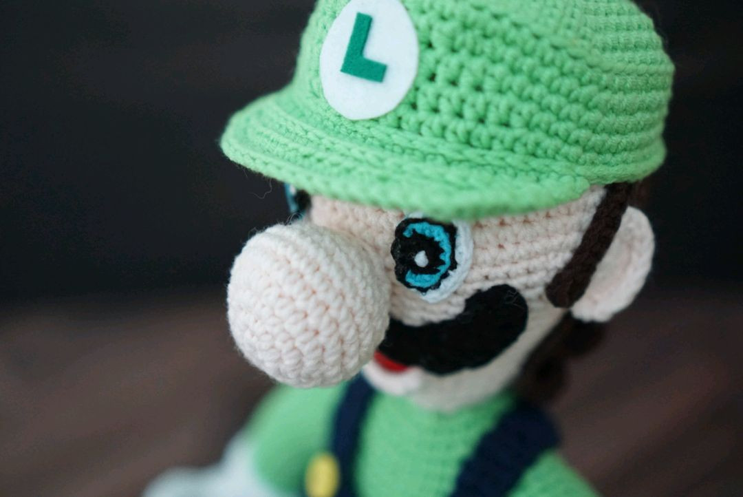 슈퍼마리오 루이지 손뜨개 인형 (계좌거래)--4