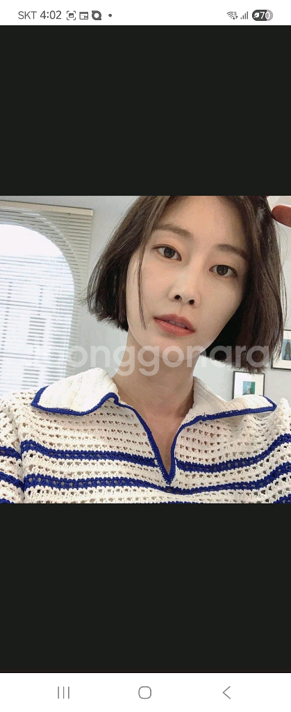 산드로 손뜨개 크롭 니트 2--2