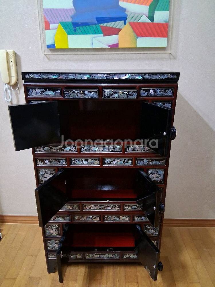 자개장 자개애기삼층장--5