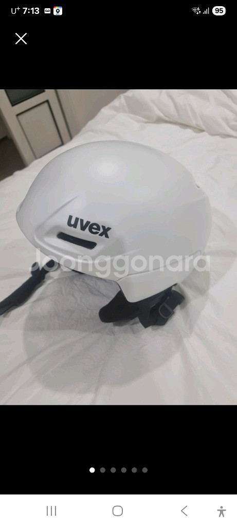 Uvex 스키 헬멧 L(화이트)--0