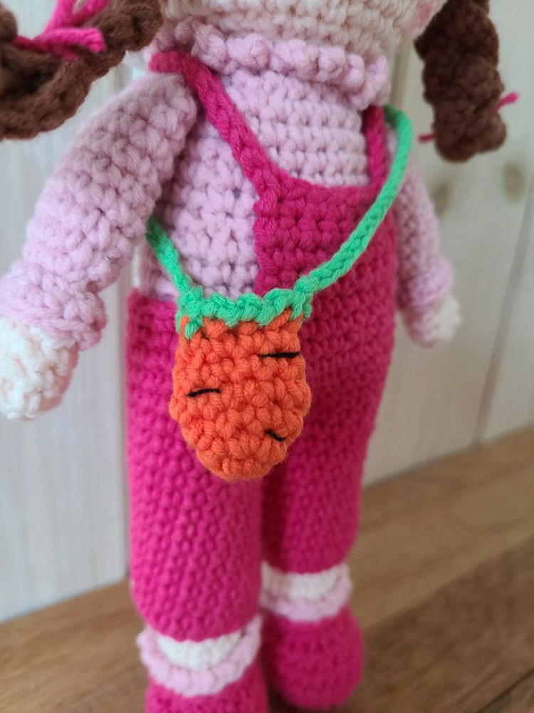 토끼모자 당근가방 소녀 인형 (계좌거래)--3