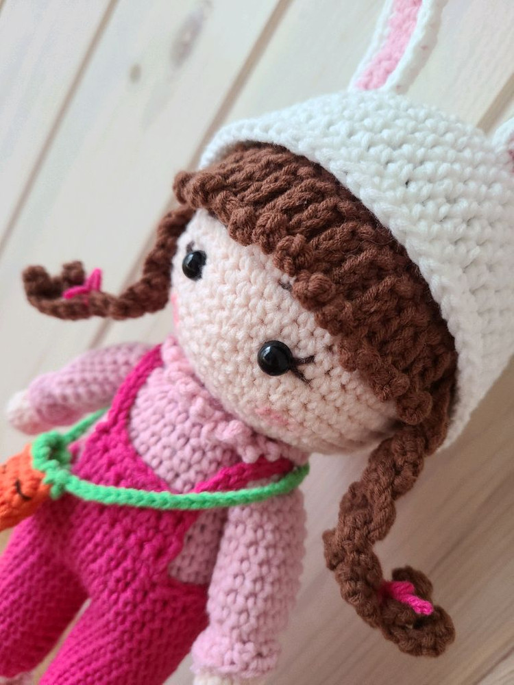 토끼모자 당근가방 소녀 인형 (계좌거래)--2