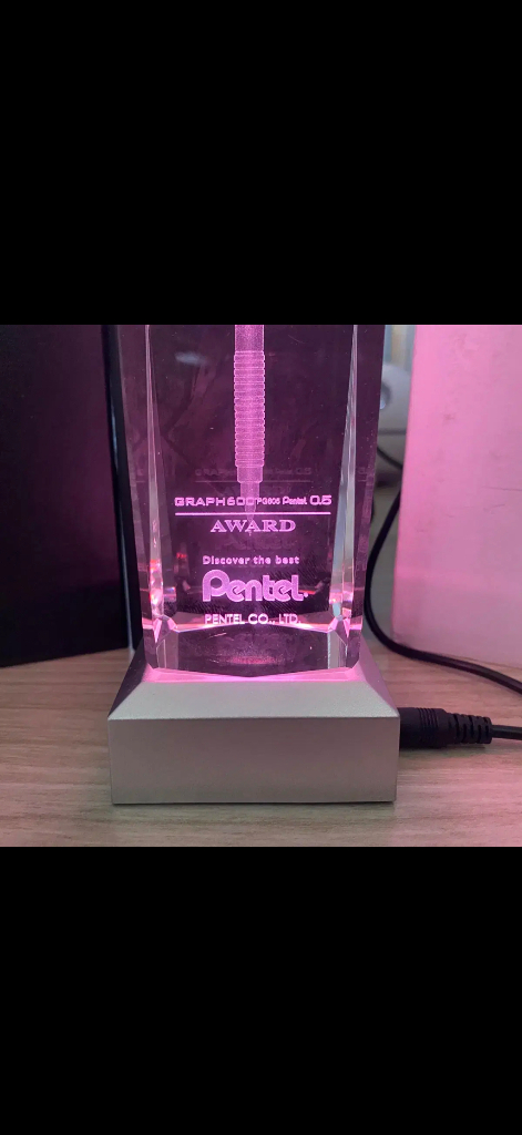 펜텔 그래프600 홀로그램 샤프 펜슬 단종 한정판--2