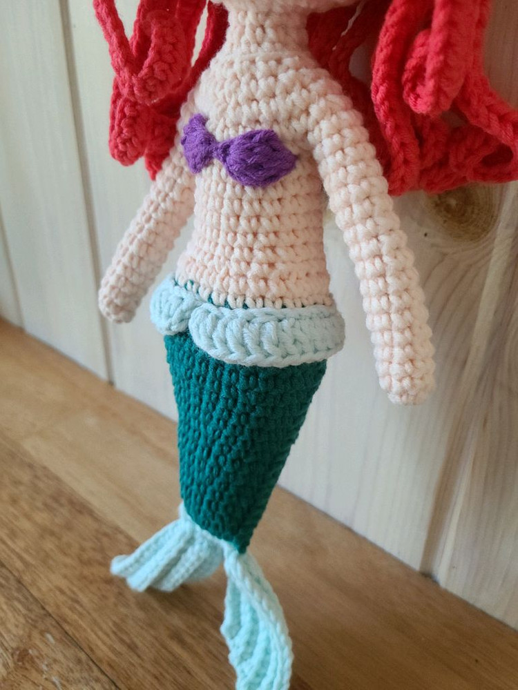 디즈니 인어공주 손뜨개 인형 (계좌거래) 이미지