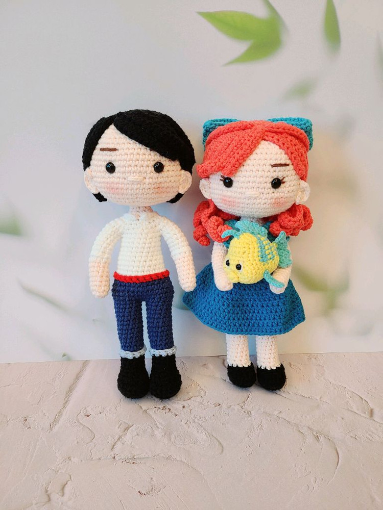 디즈니 인어공주 손뜨개 인형 (계좌거래) 이미지