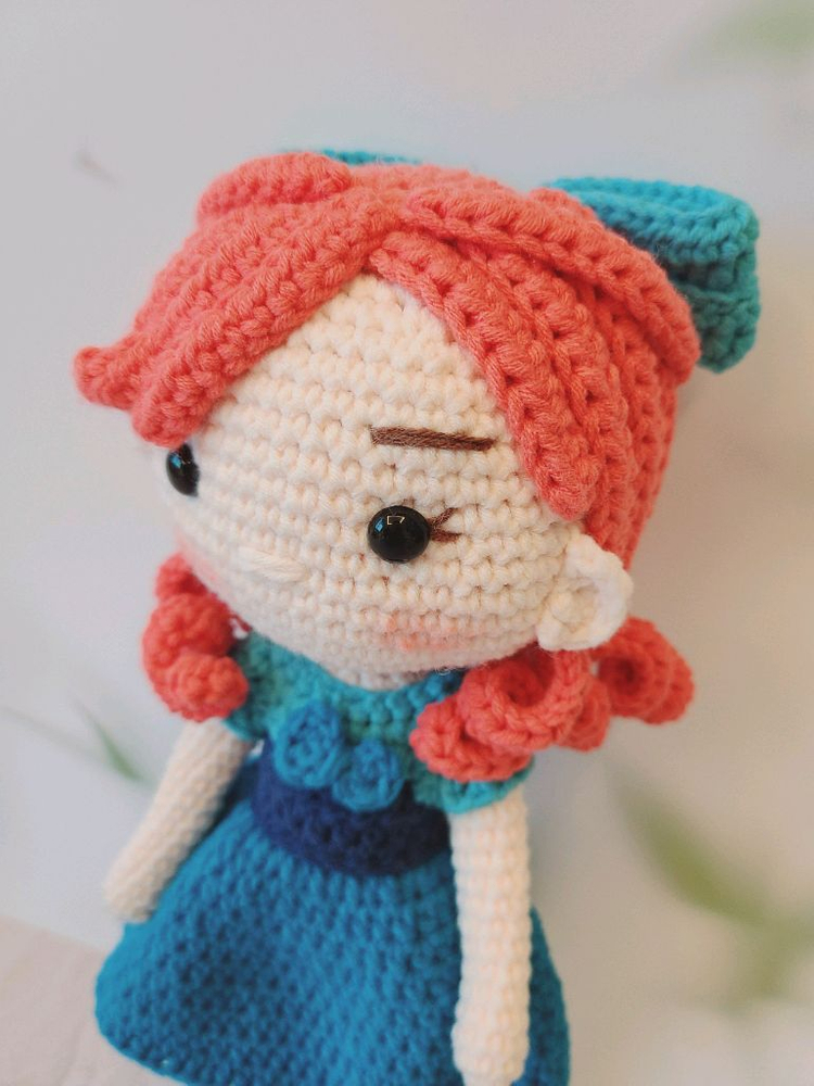 디즈니 인어공주 손뜨개 인형 (계좌거래) 이미지